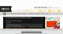 Desktop Screenshot of canalcocina.es